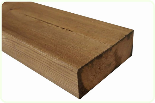 48x123 Kestopuu Prima Ruskea