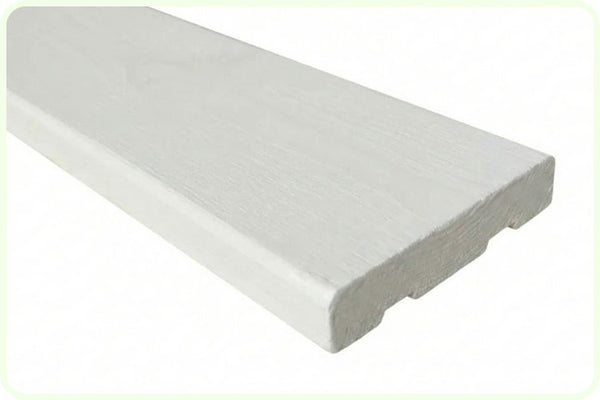 20x95 Pintamaalattu Valkoinen Ulkoverhouslauta